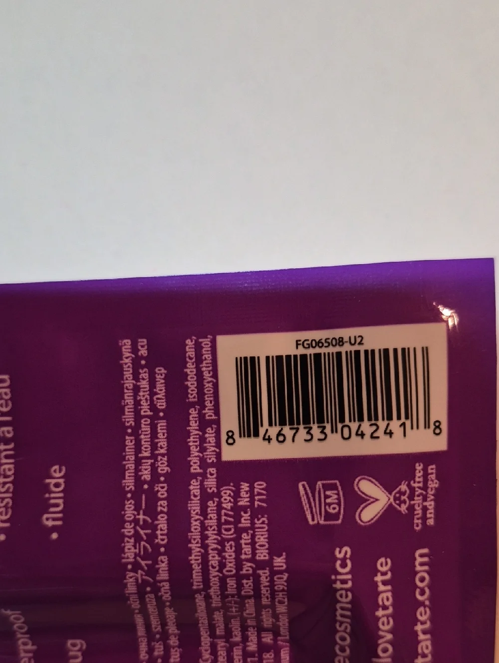Tarte Sex Kitten Eyeliner: Black, .0035oz (Mini), NIB *See Note in Description